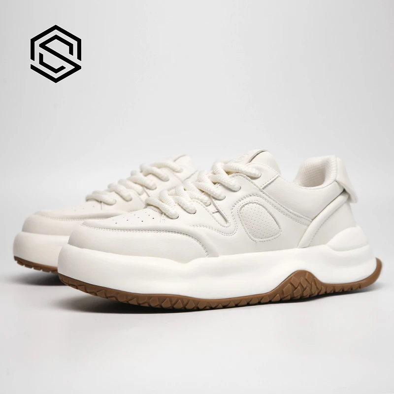 25708休闲2025新款厚底打孔增高透气百搭潮鞋时尚低帮男士休闲鞋