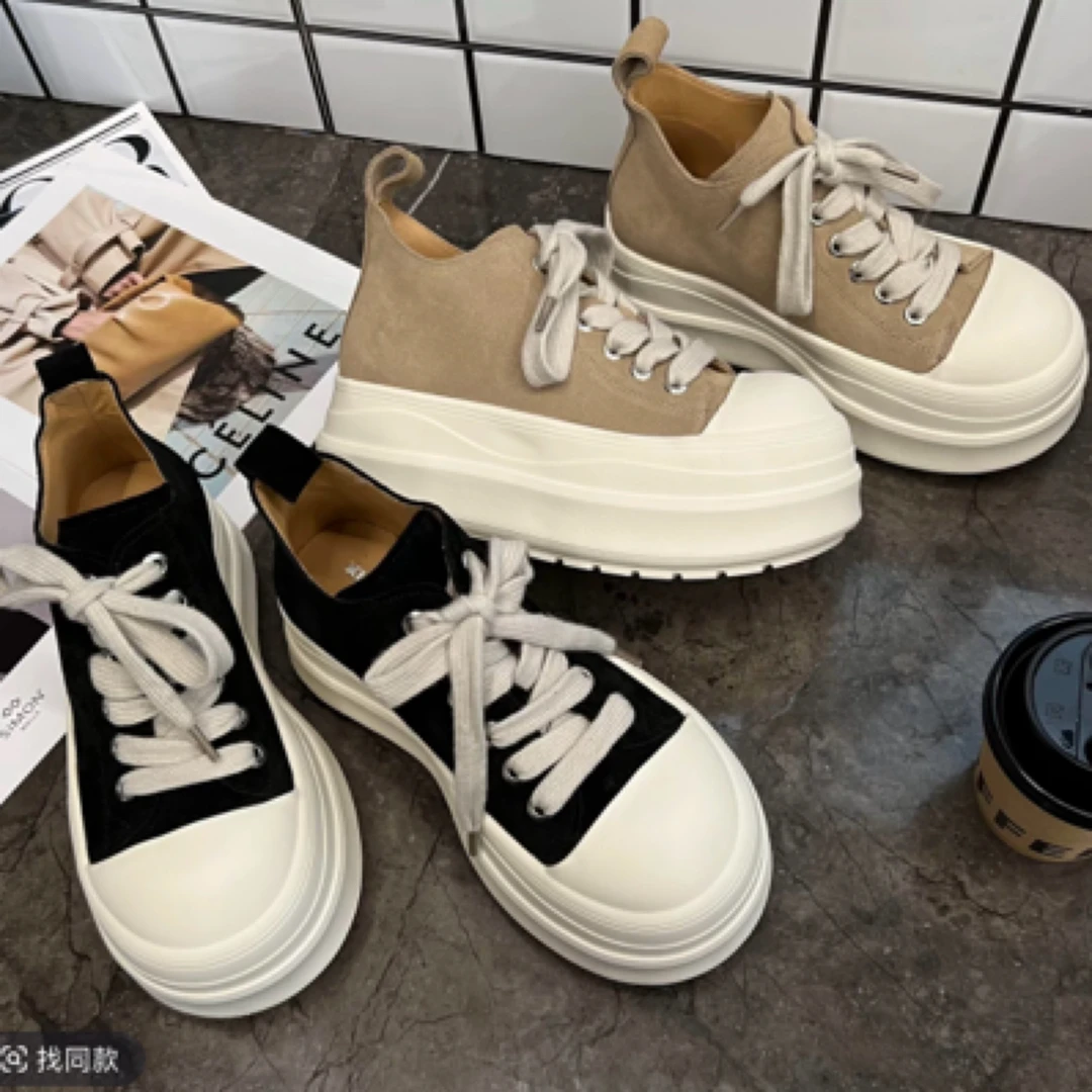 增高系带休闲鞋小众时尚
