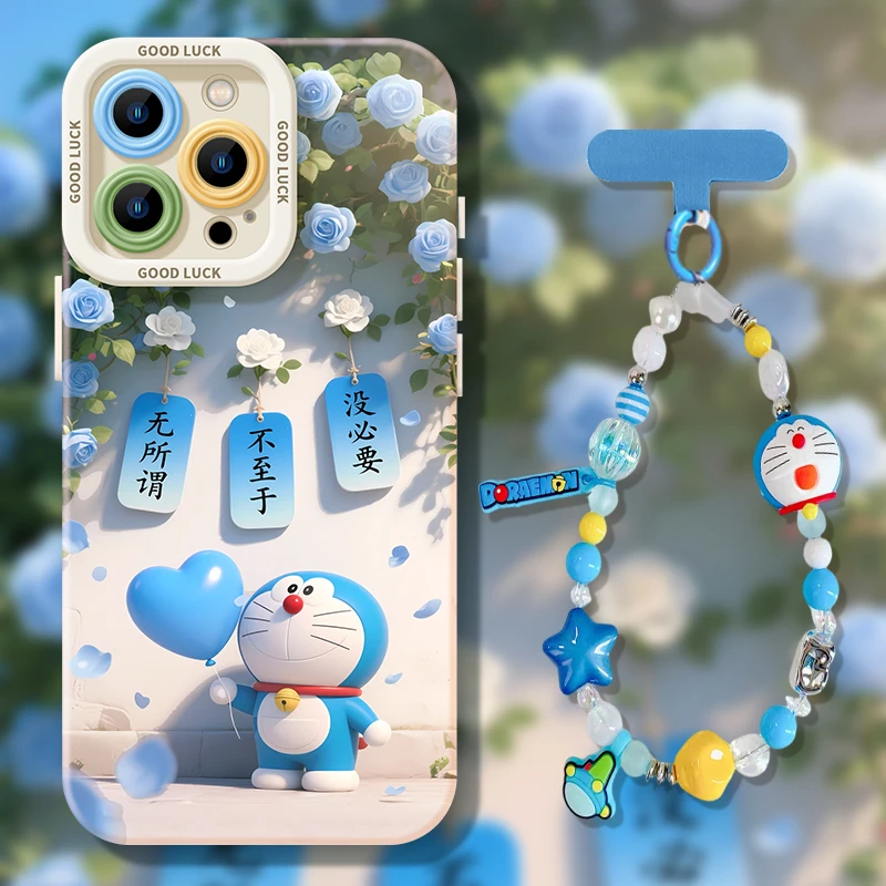哆啦A梦适用苹果iPhone16手机壳华为vivo小米oppo硅胶全包卡通软