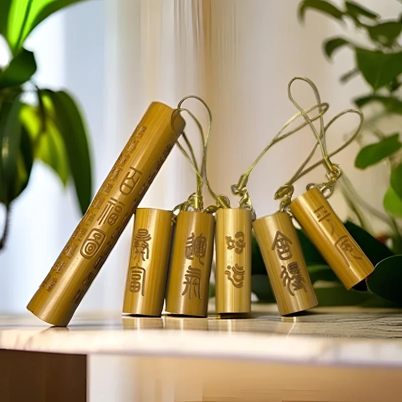 实心玉竹手把件文玩精磨雕刻礼品