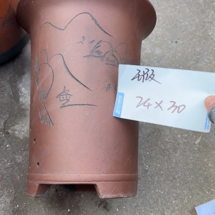 紫砂花盆特价商品