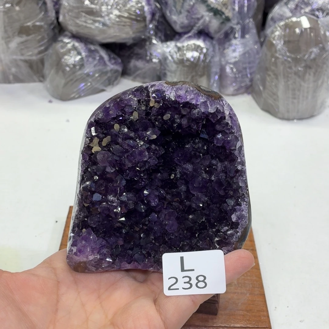 未镶嵌摆件水晶天然紫水晶