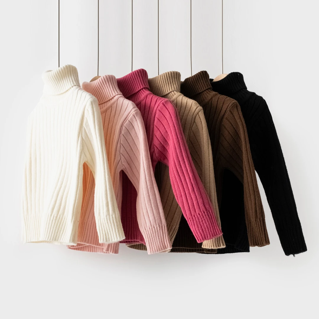 宝宝毛衣半高领暖暖女童打底衫公主感0一4岁婴儿衣服冬季保暖百搭