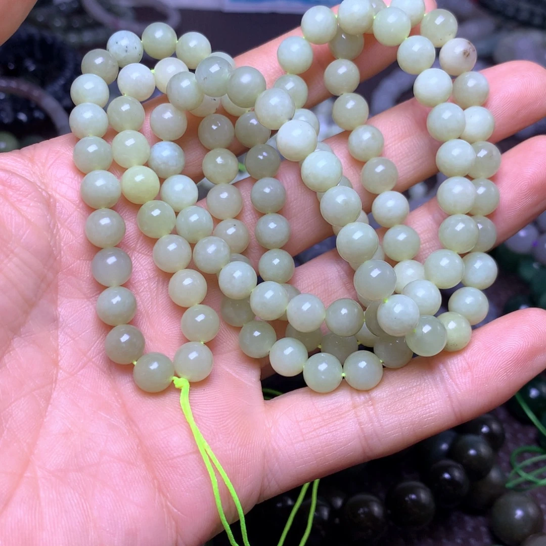 和田玉未镶嵌手串