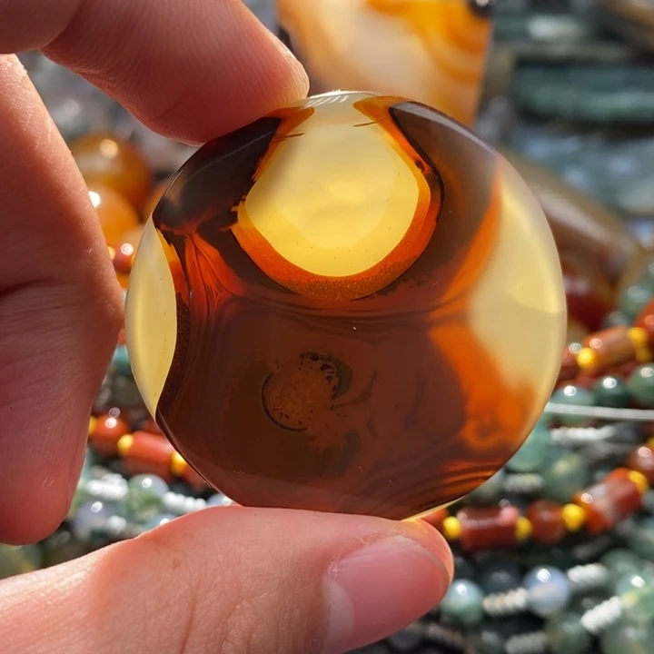 【闪购商品】玛瑙/玉髓颈饰未镶嵌老**o