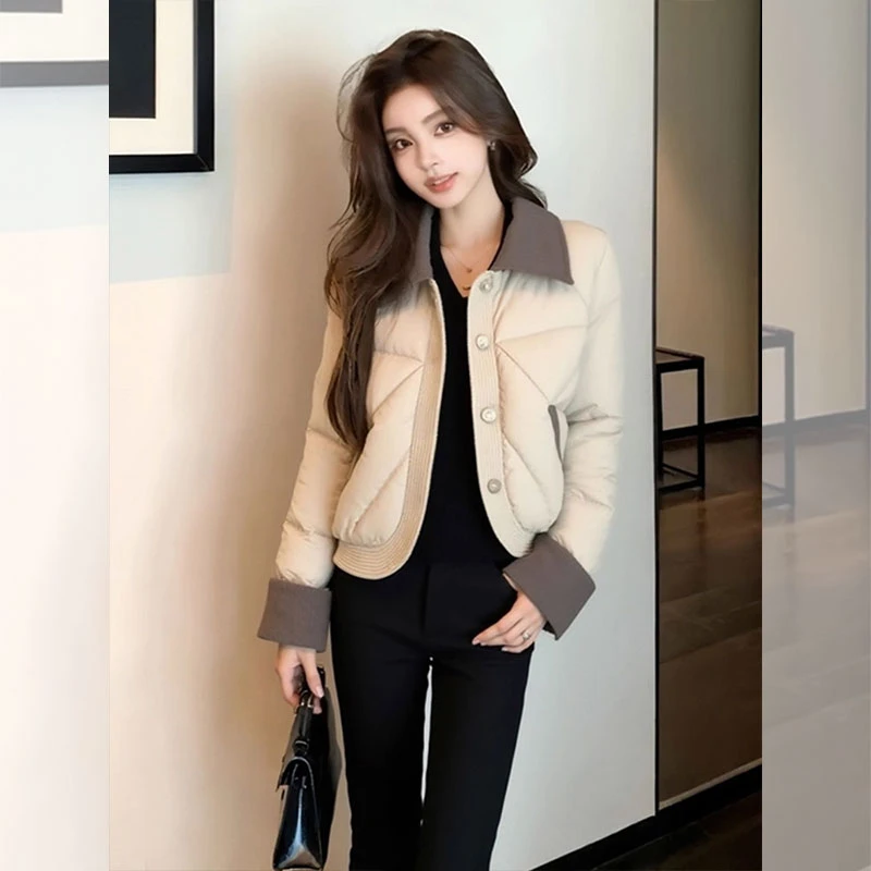 冬季新款棉服厚外套女气质轻熟风洋气减龄上衣高级感轻奢别致棉衣