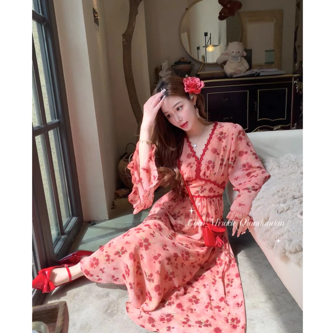 钱丹丹-【蔷薇丹玫】新款长袖连衣裙Q51LYQ3132