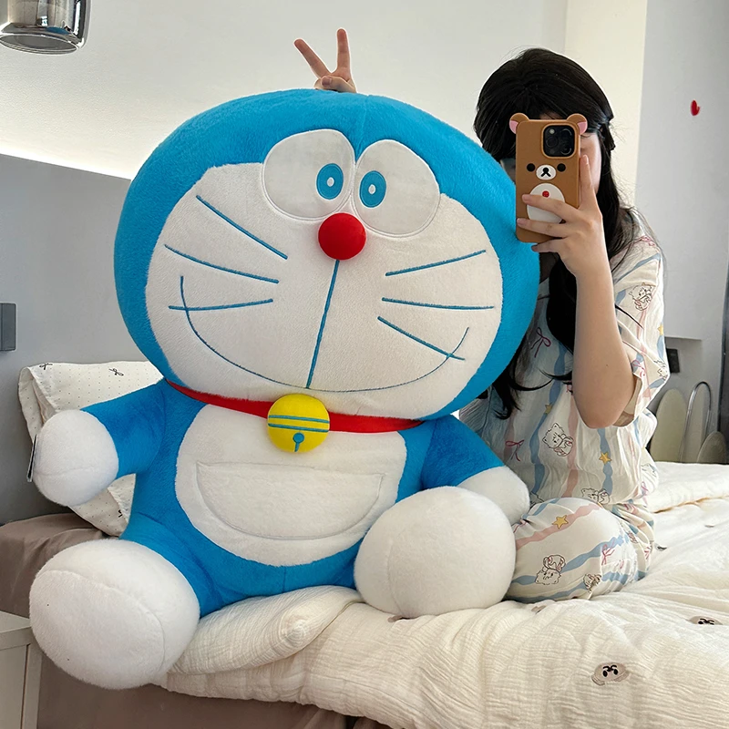 正版哆啦A梦玩偶周边叮当猫公仔机器猫毛绒玩具娃娃女生生日礼物