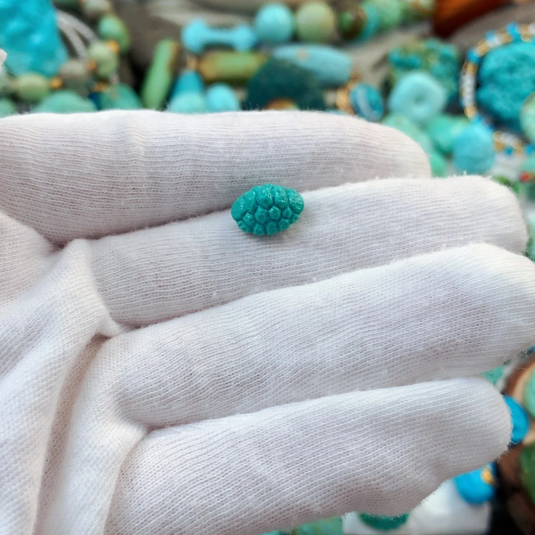 未镶嵌绿松石珠宝半成品