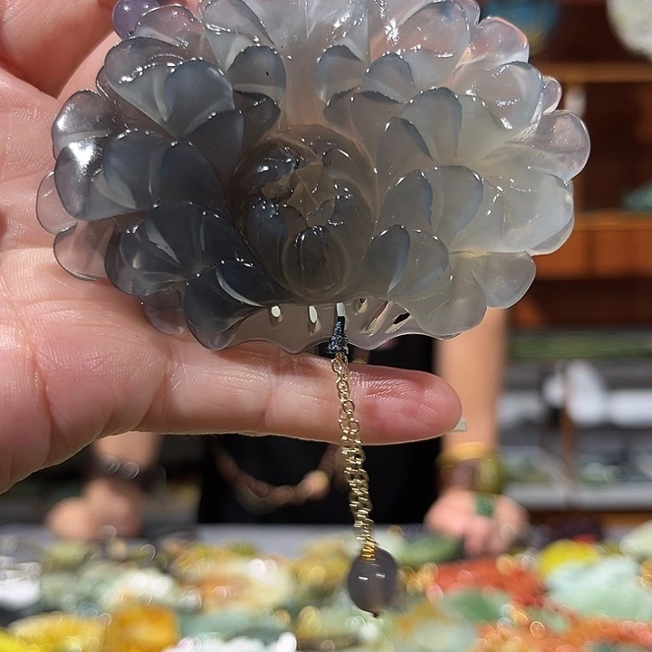 未镶嵌岫玉毛衣链