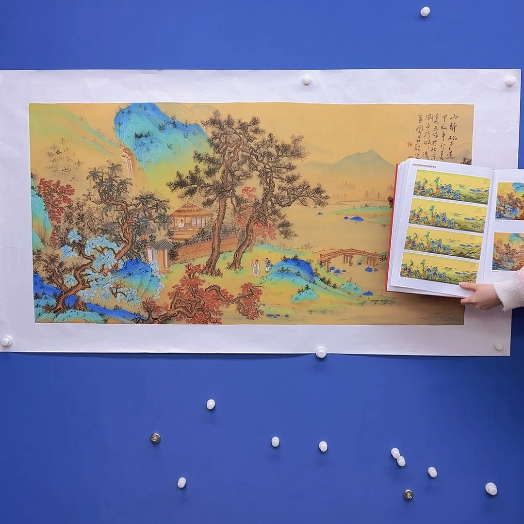 国画多次参加国内外书画