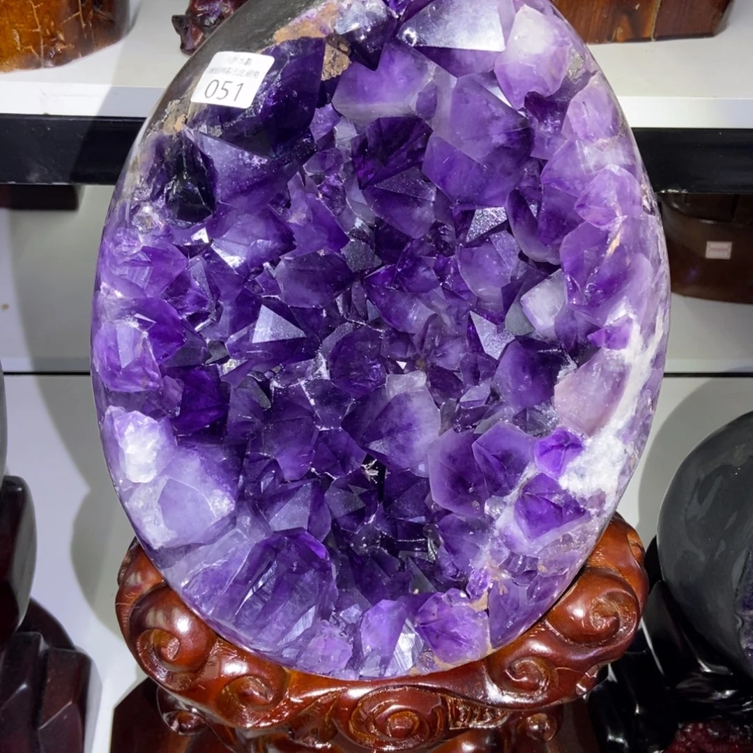 紫晶未镶嵌大型摆件（非配饰）涵