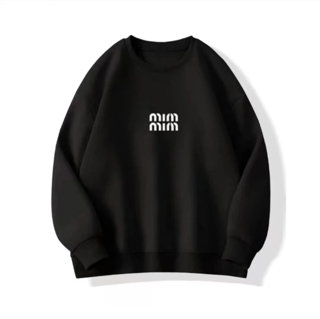 卫衣秋季男上衣长袖白色休闲宽圆领---小MIN(卫衣)99