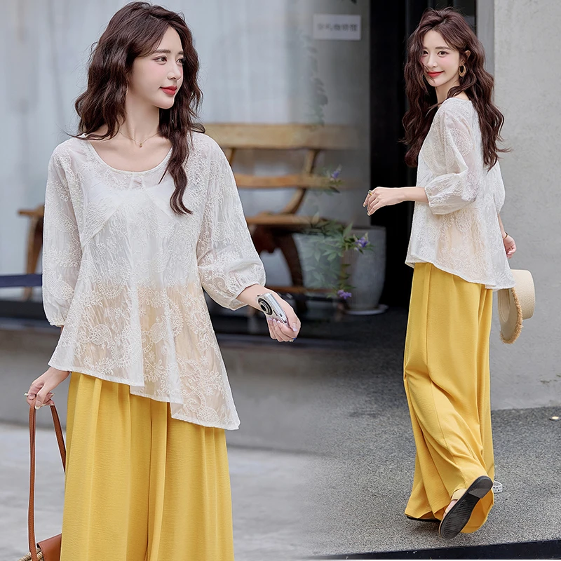新中式休闲风慵懒风时尚套装夏季2025新款复古中国艺宽松两件套