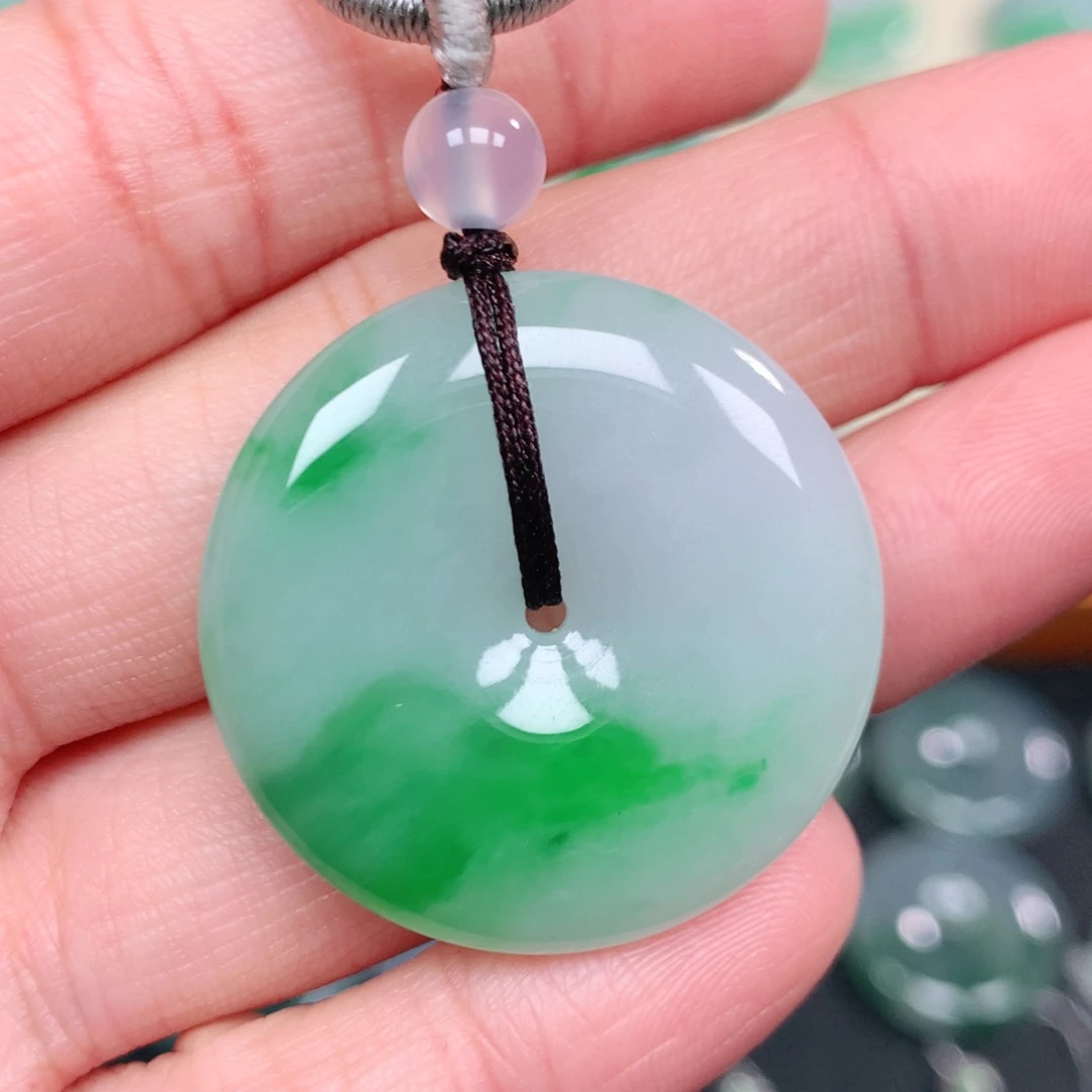 翡翠未镶嵌颈饰30.3-6.0