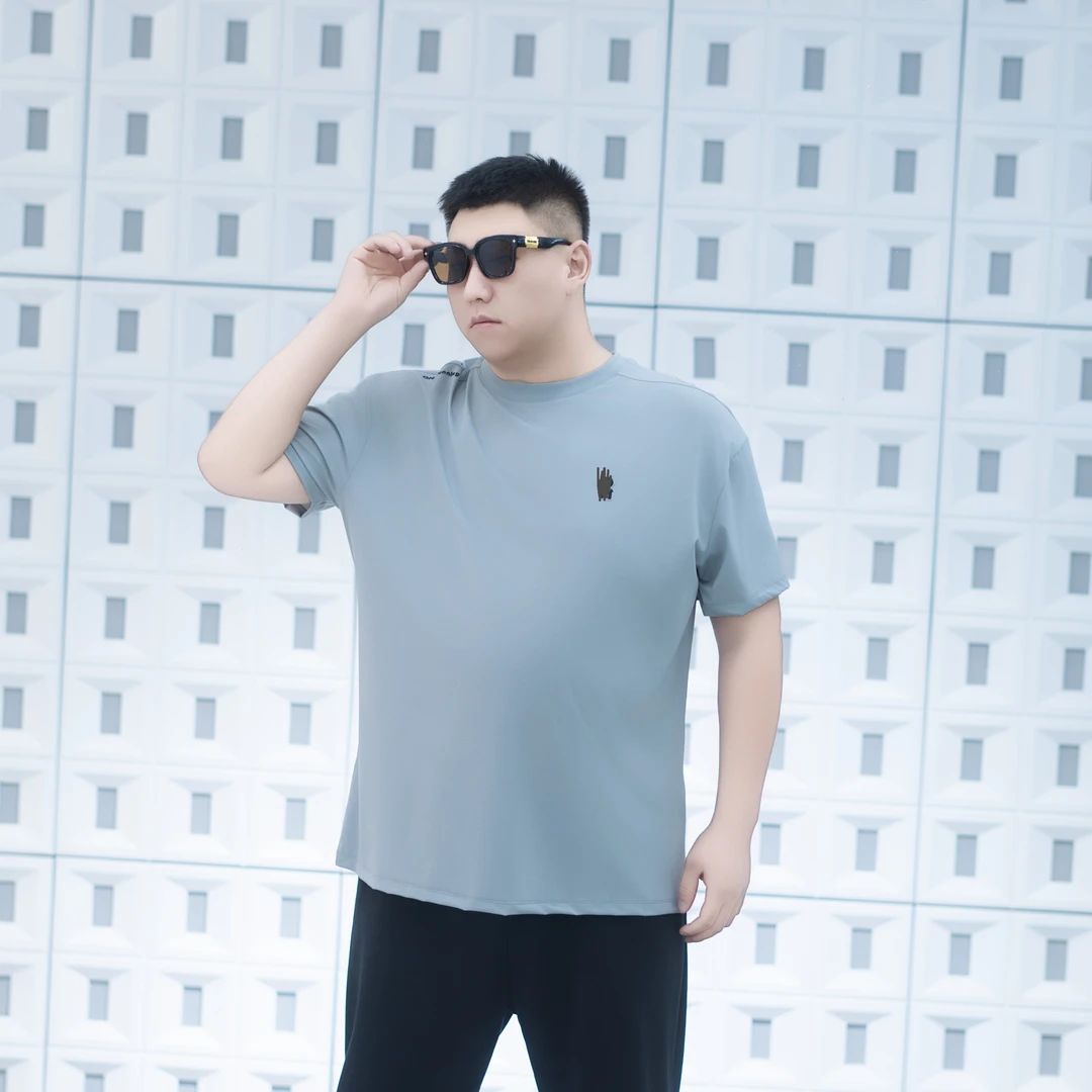 大码男装夏季速干简约短袖71313