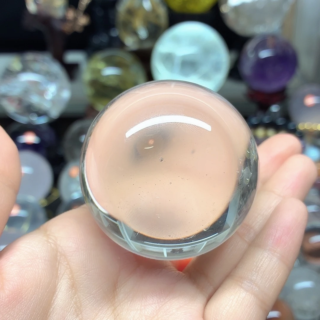 煜***舆未镶嵌珠宝半成品水晶白水晶梦幻星空56A901