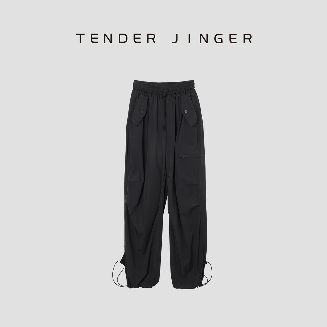 Tender Jinger【专柜】2024夏户外休闲松紧腰工装裤T42SAI77071