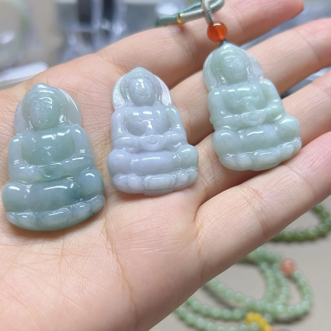 颈饰未镶嵌翡翠翡翠观音