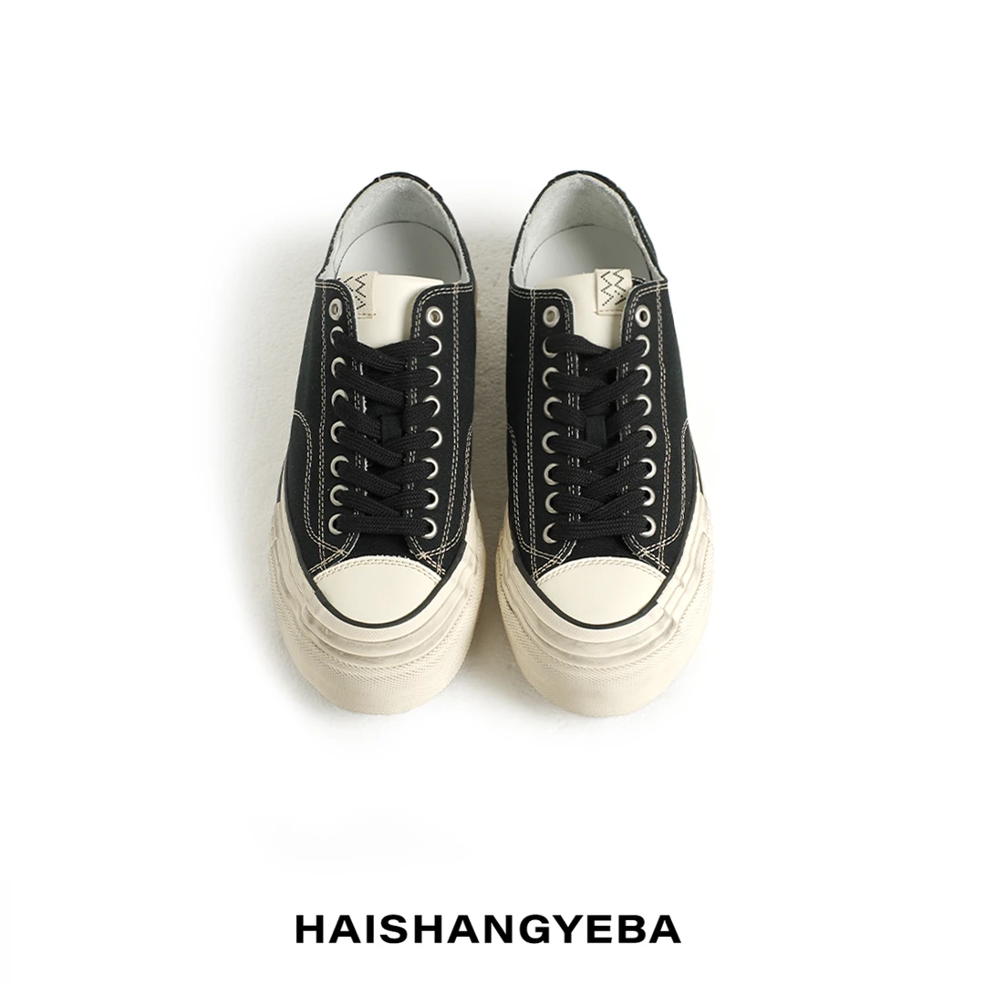 【海上叶爸】新款2025百搭男款做旧增高4.5cm休闲鞋