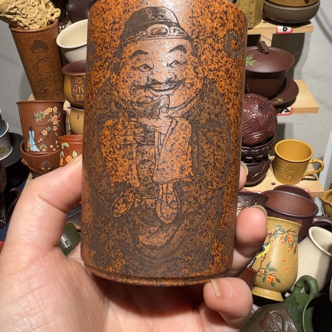 紫砂茶杯一****中宜兴紫砂主人杯