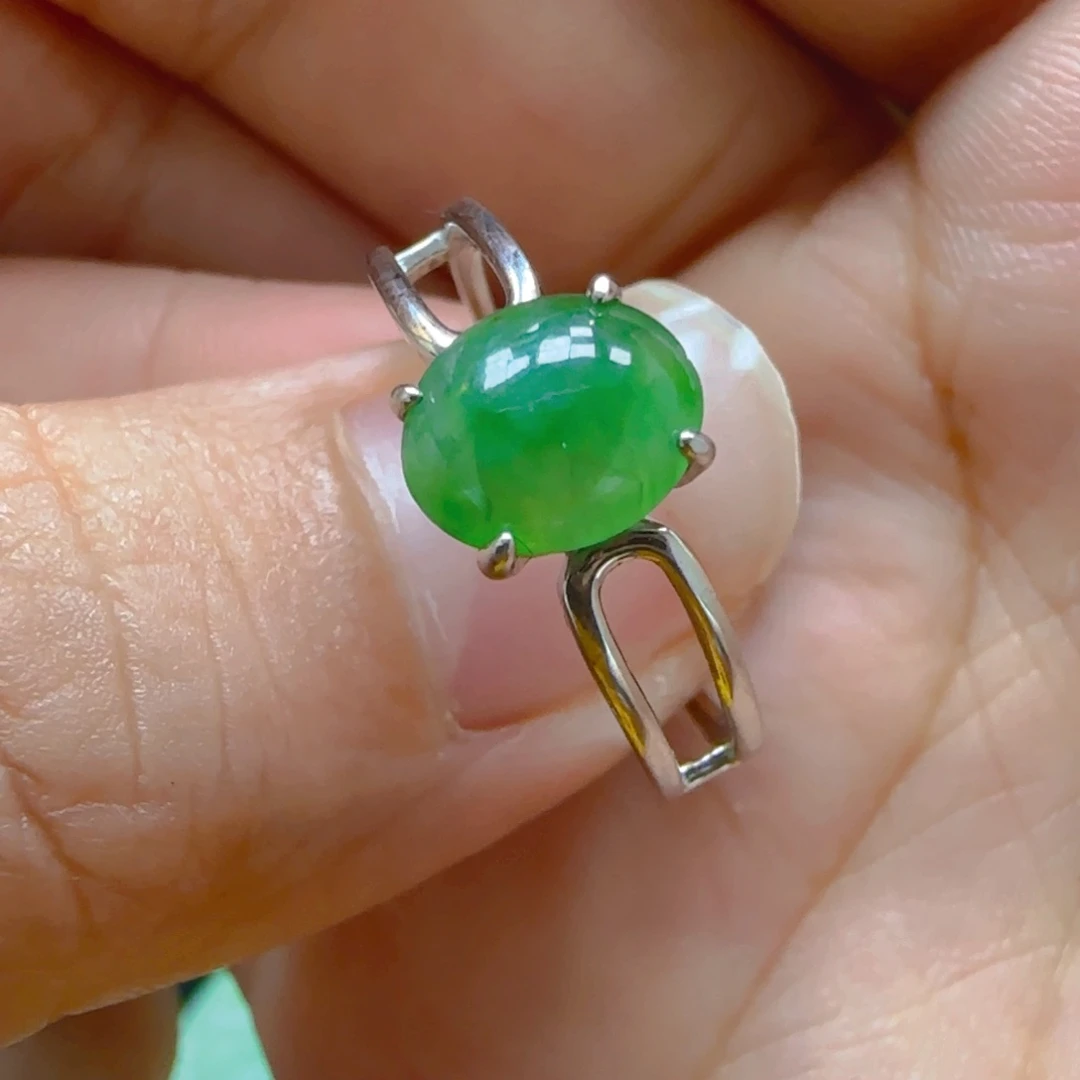 翡翠戒指未镶嵌翡翠75