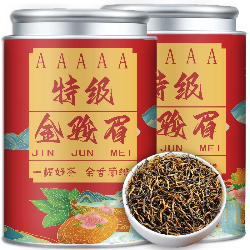 浓香蜜香金骏眉红茶蜜香金骏眉正宗福建高山红茶浓香耐泡罐装