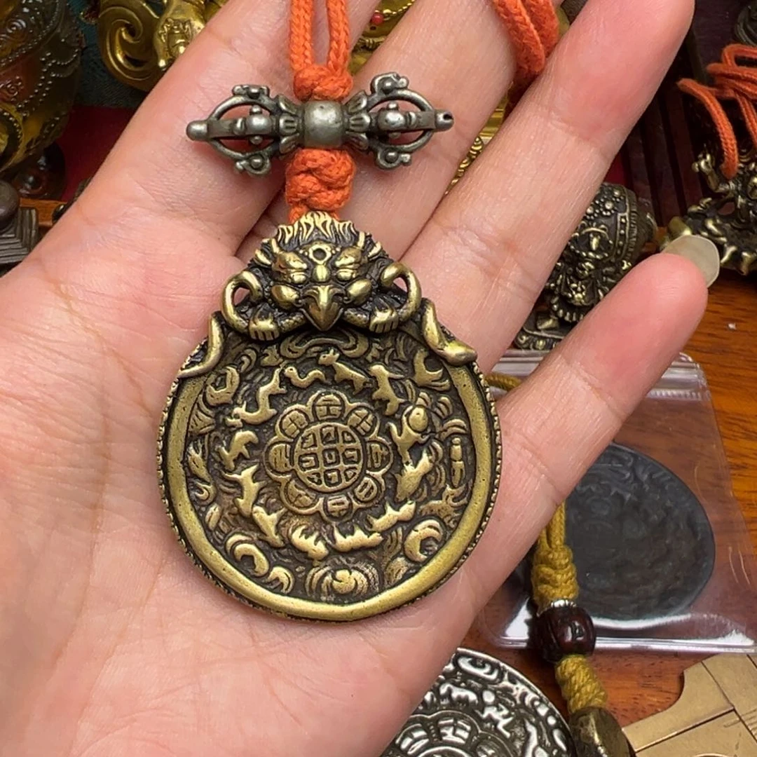 萌***阳泥塑藏式风格小牌子