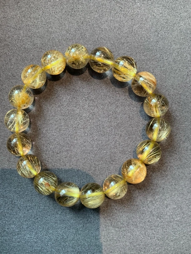 发晶手链 11毫米 34克