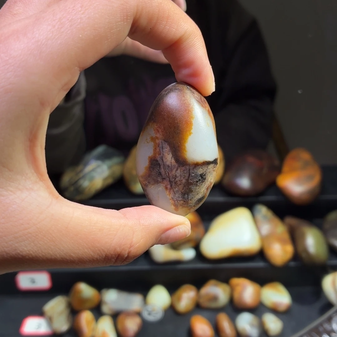 和田玉未镶嵌挂件46.6