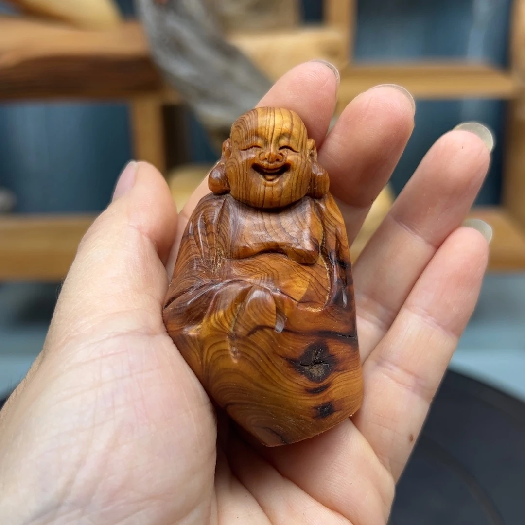 木用****9崖柏木摆件手把件