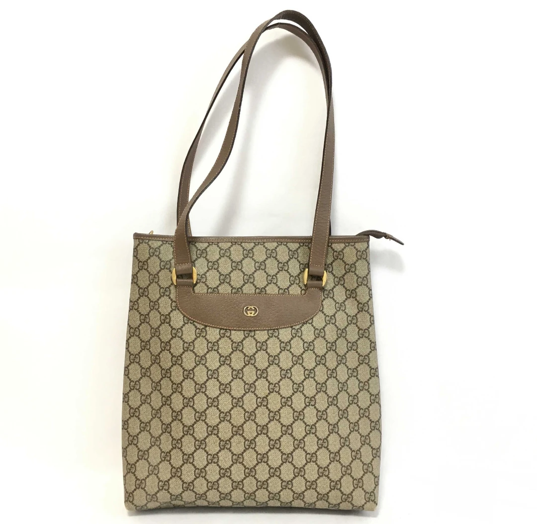 95新 GUCCI/古驰 GUCCI/古驰老花竖版tote手提袋
