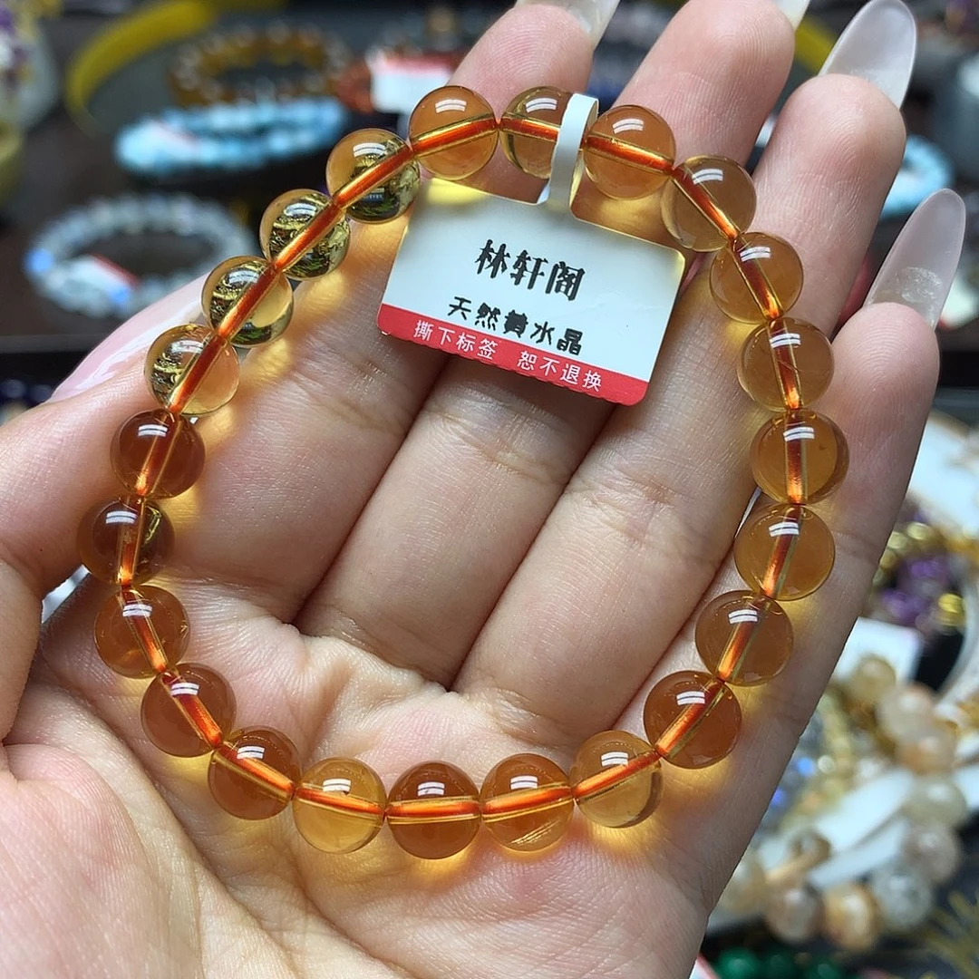 未镶嵌手链水晶黄水