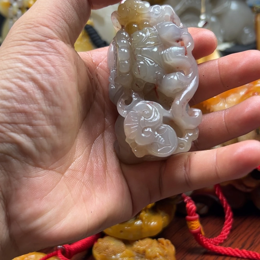 石英质玉（黄龙玉）未镶嵌黄龙玉