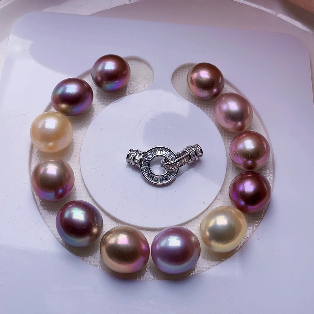 未镶嵌淡水珍珠耳饰D****R