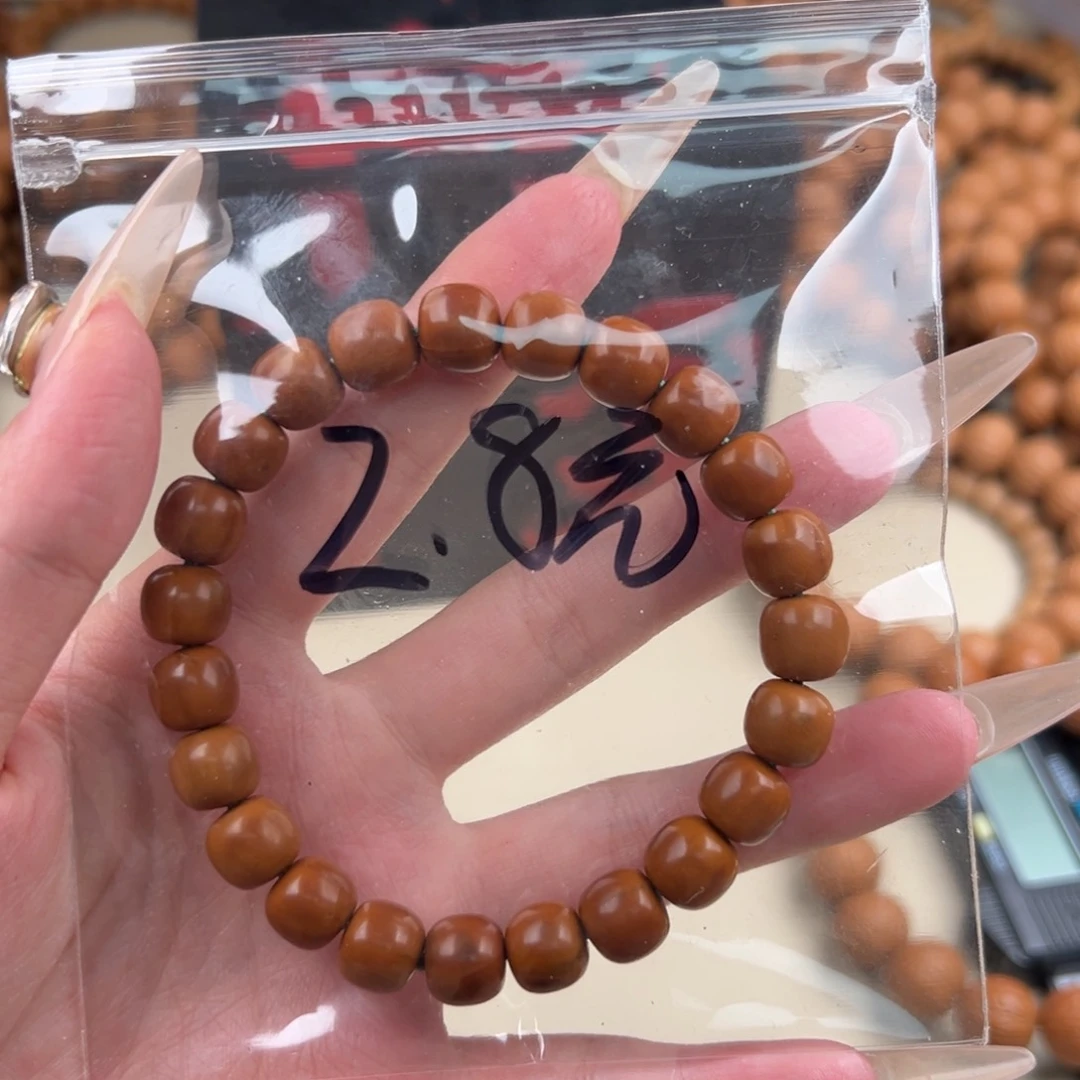 猴头核桃手串瑕疵老行2.8