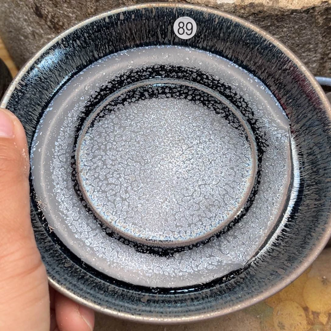 茶盏义兴龙窑坚持真柴烧微瑕