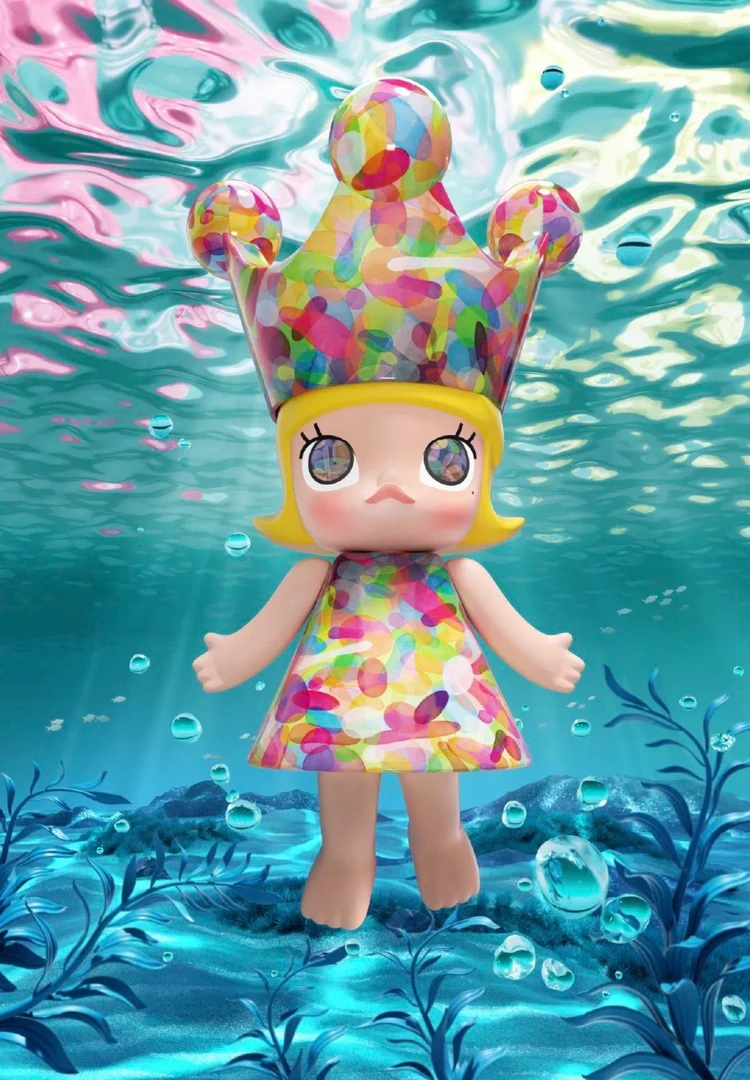 泡泡玛特POPMART molly气泡400%
