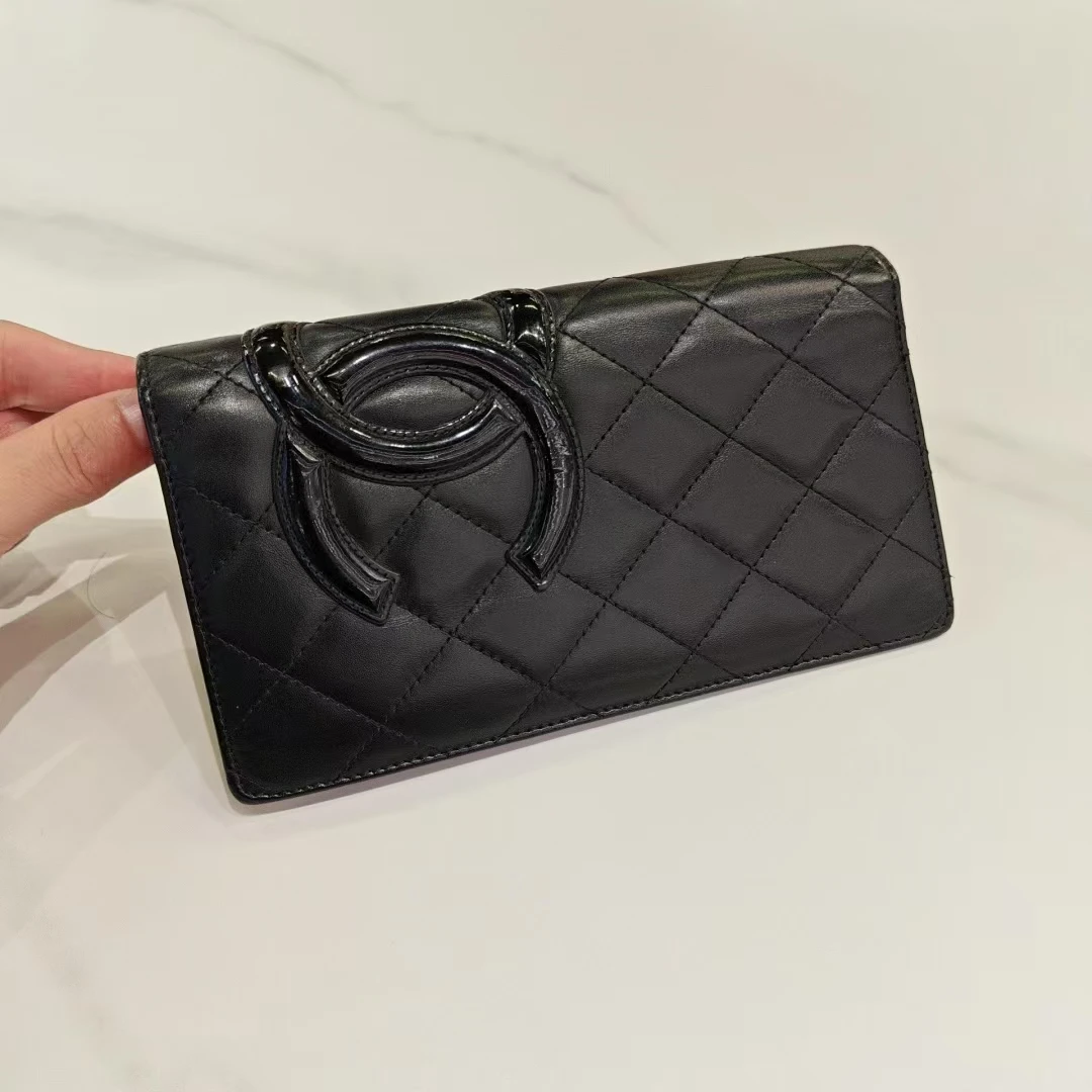 95新 Chanel/香奈儿 北京专场/康鹏黑色钱包