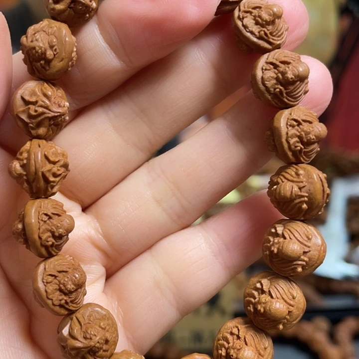 手串/手链橄榄核龙纹桃核