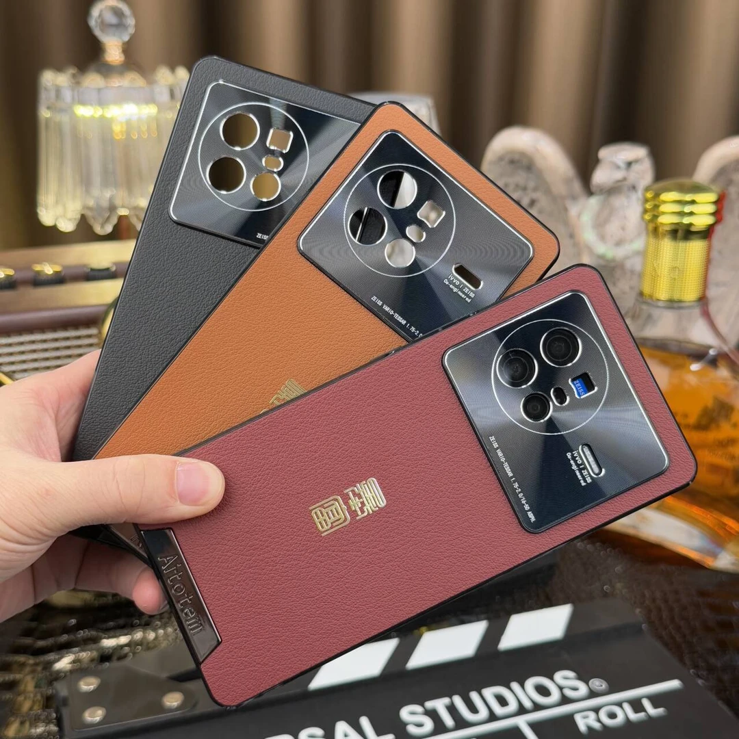 适用vivo X80手机壳创意暴富艺术素皮壳简约镜头CD纹防摔壳