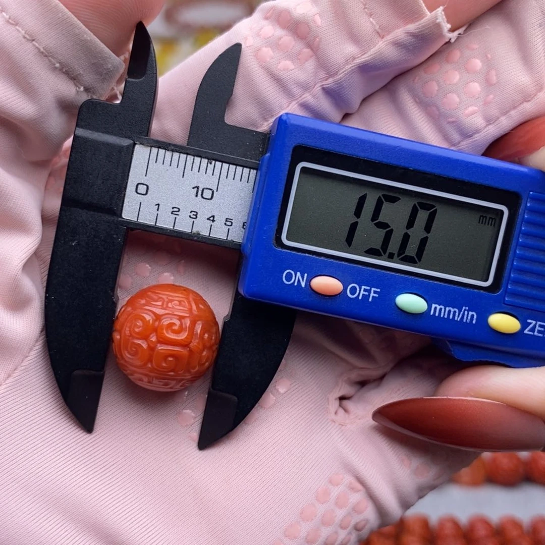 南红玛瑙配饰未镶嵌薄*微瑕矿点