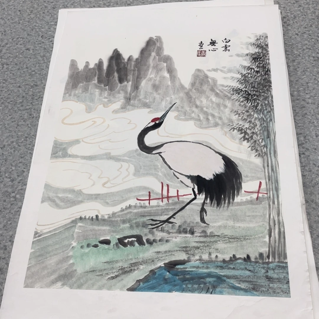 国画1.4平尺国画作品