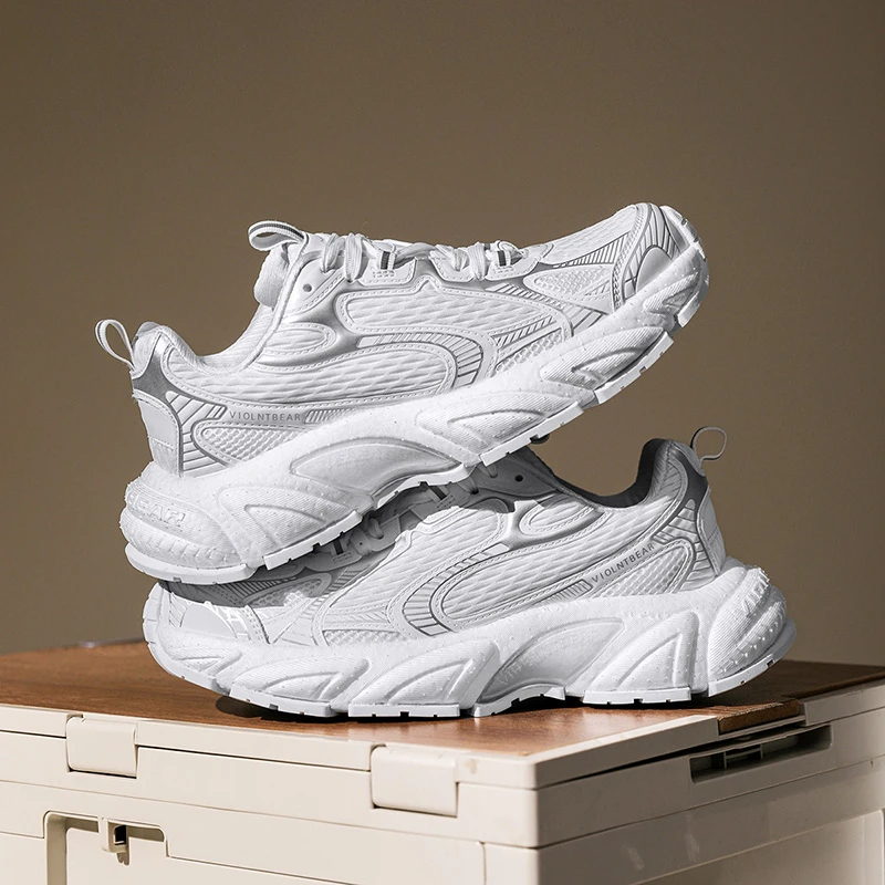 Violentbear/暴力熊秋冬百搭时尚网面老爹鞋厚底增高休闲运动男鞋