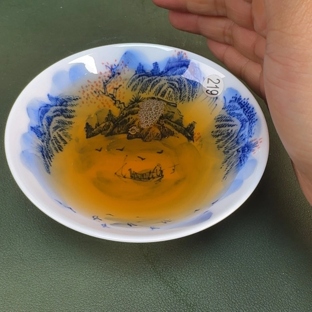 陶景德镇纯手绘茶具圆圆219