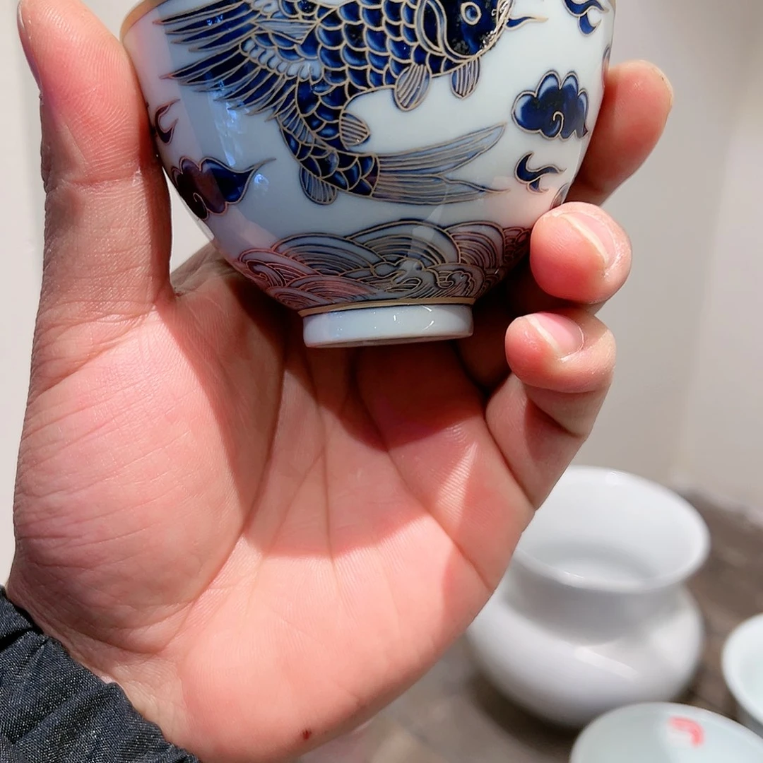 景土鲤鱼跃龙门杯杯杯