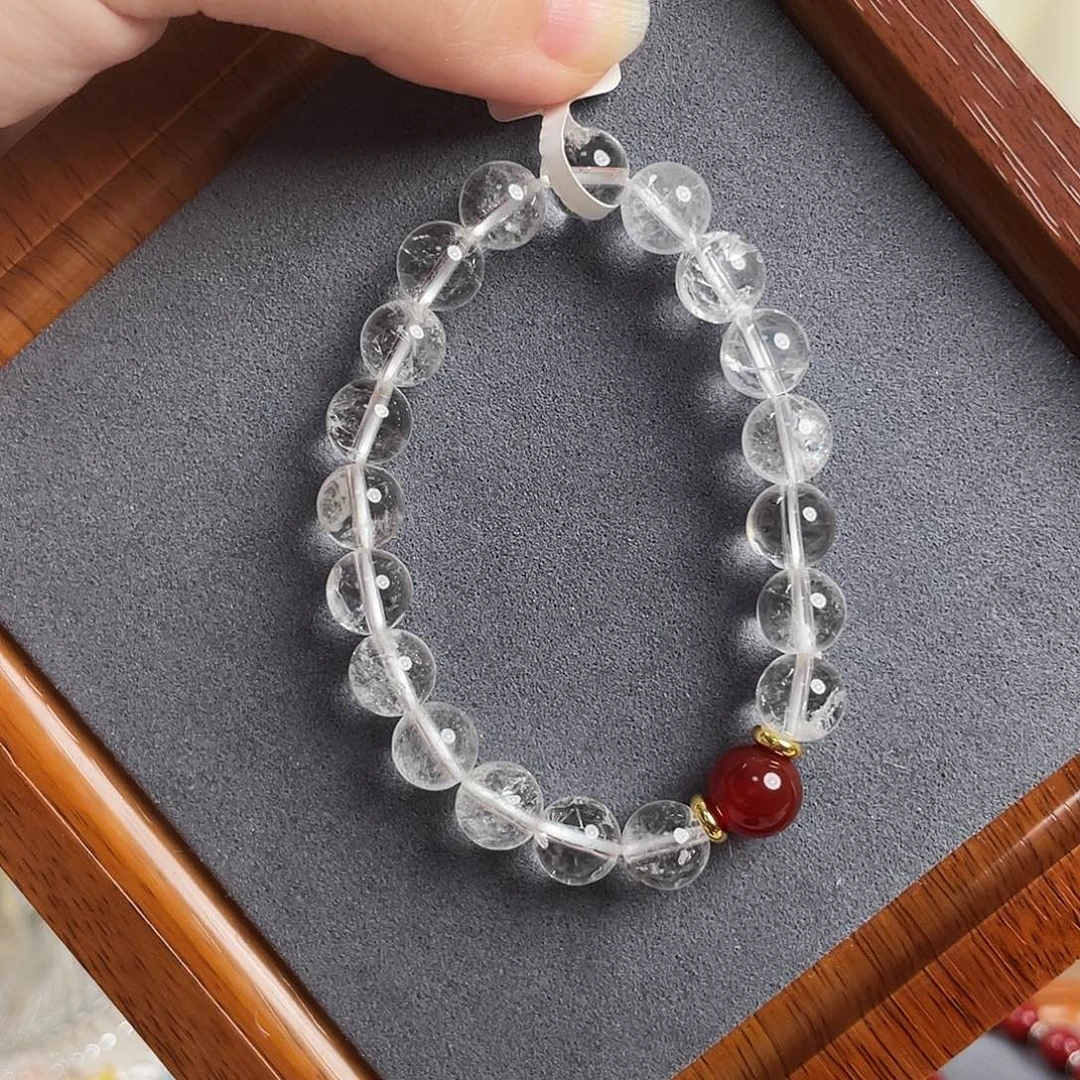 水晶手链合金白水晶