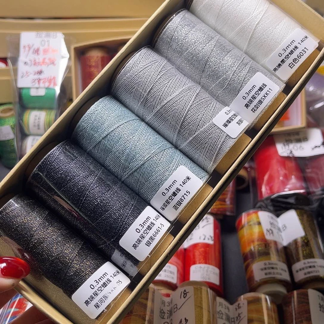 0.3高端星空蜡黑灰色系6色套盒