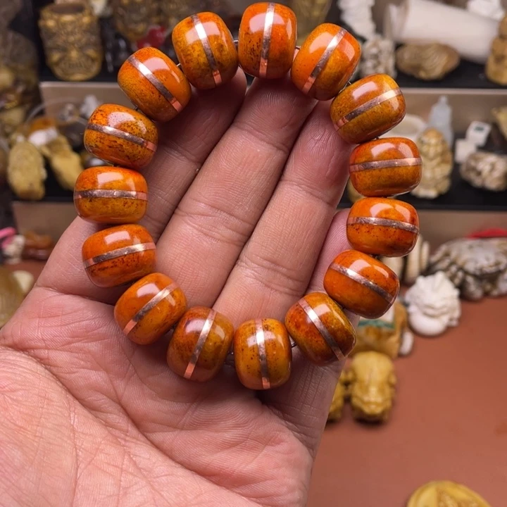 驼骨摆件人工万股