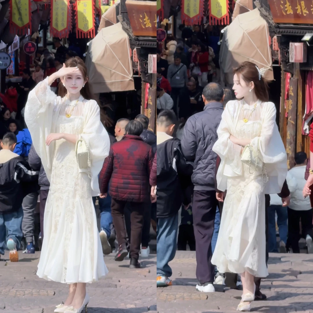 【婷婷】《难哄》白月光 气质手工盘花旗袍装 NMM8C027